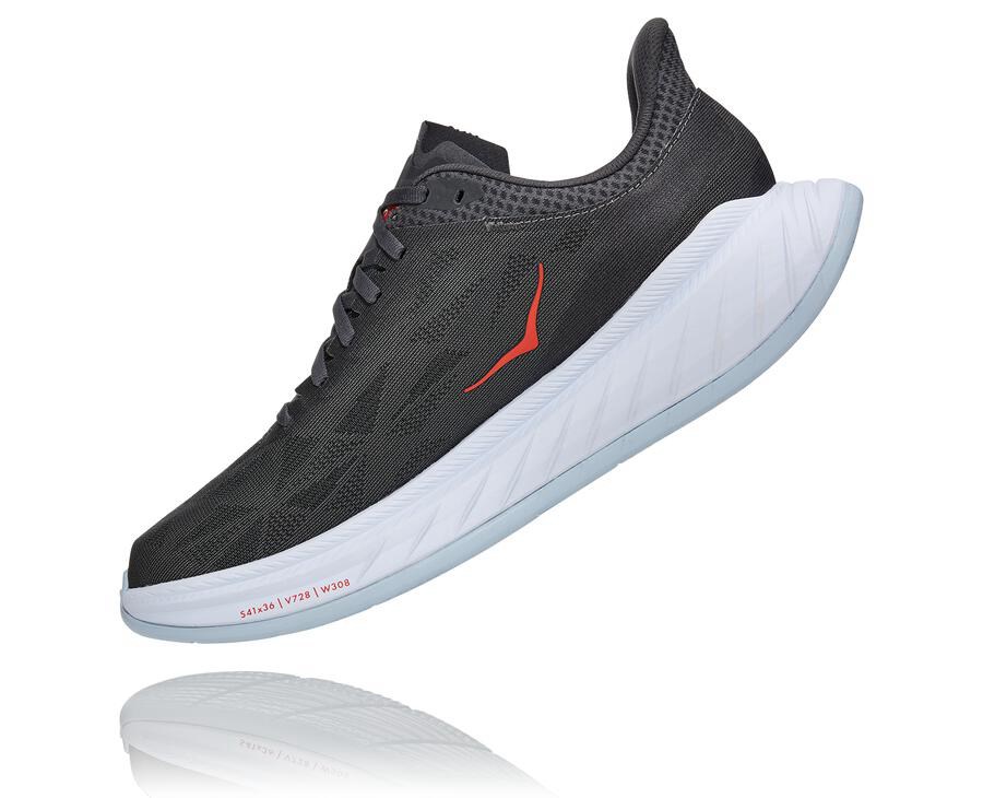 Tenis Hoka One One Hombre Negros/Blancos - Carbon X 2 - REYD12986